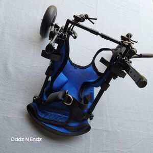 Dog Harness Wheelchair Support Vest Mobility‎ Aid Adjustable Blue Pet Equipment